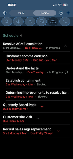 Decide view